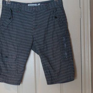 PRIVATE MEMBER plaid cargo short